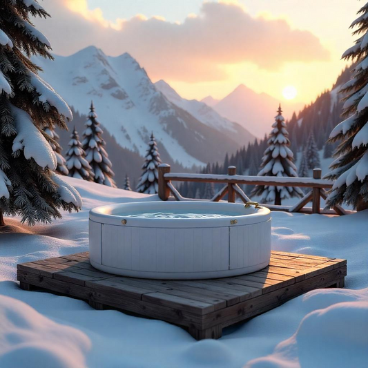 Ice Nest Modern Outdoor Oval Cold Plunge Tub