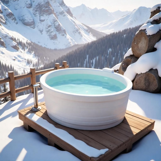 Ice Nest Outdoor Oval 2 Cold Plunge Tub